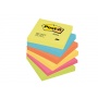 Self-adhesive Pad POST-IT® (654-TFEN) 76x76mm 6x100 sheets energetic palette