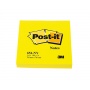 Bloczek samop. POST-IT® (654N) 76x76mm 1x100 kart. jaskrawy żółty, Bloczki samoprzylepne, Papier i etykiety