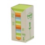 Eco-friendly Self-adhesive Pad POST-IT® (654-1RPT) 76x76mm 16x100 sheets pastel