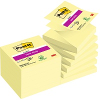 Self-adhesive Pad POST-IT® Super Sticky Z-Notes (R330-12SS-CY), 76x76mm, 90 sheets, yellow