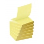 Bloczek samop. ekologiczny POST-IT® Z-notes (R330-1T) 76x76mm 16x100 kart. żółty, Bloczki samoprzylepne, Papier i etykiety