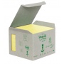 Bloczek samop. ekologiczny POST-IT® Z-notes (R330-1B) 76x76mm 6x100 kart. żółty, Bloczki samoprzylepne, Papier i etykiety