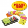 Promotion Set POST-IT® Z-Notes (DS100-VP), Combi-Millenium dispenser +12 pads +bookmark