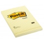 Bloczek samop. POST-IT® w kratkę (662) 102x152mm 1x100 kart. żółty, Bloczki samoprzylepne, Papier i etykiety