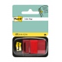 Filing Index Tabs POST-IT® (680-1), PP, 25x43mm, 50 tabs, red