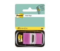 Zakładki indeksujące POST-IT® (680-8), PP, 25,4x43,2mm, 50 kart., purpurowe, Zakładki indeksujące, Papier i etykiety