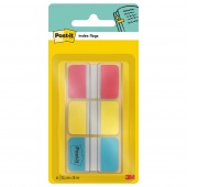 Zakładki indeksujące POST-IT® do archiwizacji (686-RYB), PP, silne, 25,4x38,1mm, 3x22 kart., mix kolorów, Zakładki indeksujące, Papier i etykiety