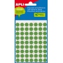 Etykiety do pisania ręcznego 13mm kółka zielone mini-bag 5 ark., Etykiety samoprzylepne, Papier i etykiety