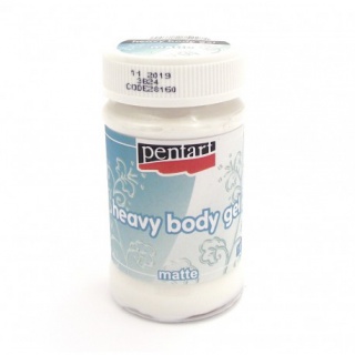 PENTART PASTA HEAVY BODY ŻEL MAT. OPAL. 100ml, Podkategoria, Kategoria
