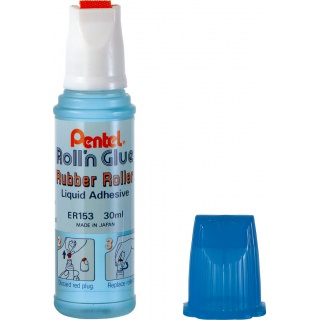KLEJ z gumową rolką, 30 ml,, Kleje, Drobne akcesoria biurowe