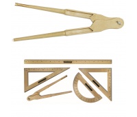 Cyrkiel do tablic na kredę , zakres 5 - 80 cm, Plastyka, Artykuły szkolne