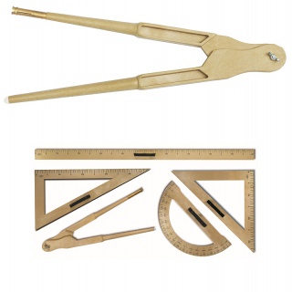 Cyrkiel do tablic na kredę , zakres 5 - 80 cm, Plastyka, Artykuły szkolne