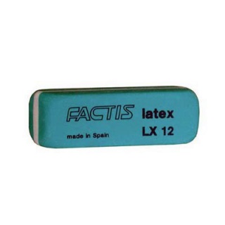 Guma LX-12 latex duża 12 szt., Gumki, Artykuły do pisania i korygowania