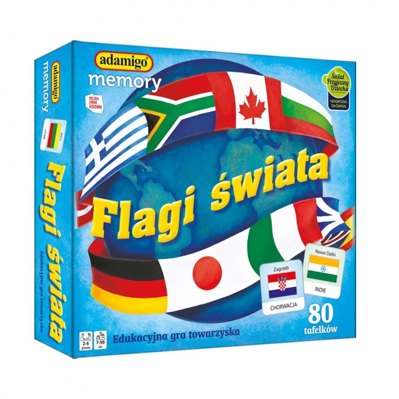 FLAGI - ADAMIGO MEMORY 7332, Domino i memos, Gry