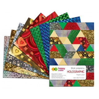 BLOK HOLOGRAPHIC A4 10K.70GR.5KOL.5 MOTYWÓW HC, Podkategoria, Kategoria