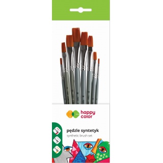 ZESTAW PĘDZLI ARTYSTYCZNYCH SYNTETYK PŁASKIE /8/, Podkategoria, Kategoria