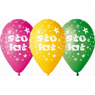 BALONY PREMIUM HEL STO LAT 13" 5SZT., Podkategoria, Kategoria