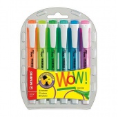 ZAKREŚLACZ SWING COOL ETUI 6 SZT., Textmarkery, Artykuły do pisania i korygowania