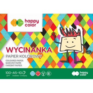 BLOK WYCINANKA A5 10ARK.100GR.HAPPY COLOR, Podkategoria, Kategoria