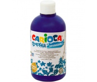 FARBA CARIOCA TEMPERA 500ml GRANATOWA, Plastyka, Artykuły szkolne