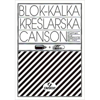 KALKA KREŚLARSKA A4 BLOK 90/95g 30ark, Podkategoria, Kategoria