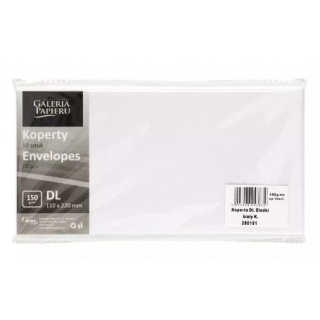 KOPERTA DL GŁADKI BIAŁY K. 150G/M2 /10/, Podkategoria, Kategoria