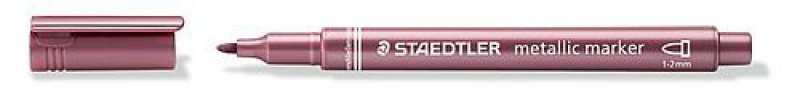 MARKER METALICZNY K.OKR. 1-2mm M CZERWONY, Podkategoria, Kategoria