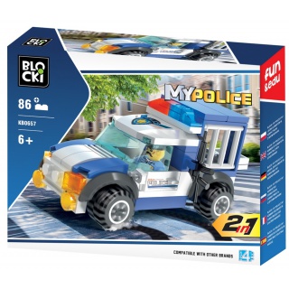 KLOCKI BLOCKI MY POLICE 2W1 86EL 6572, Podkategoria, Kategoria