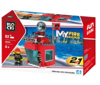 KLOCKI BLOCKI MY FIRE BRIGADE 2W1 82EL 8528