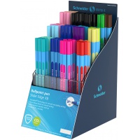 Display długopisów SCHNEIDER Slider Edge Pastel, XB, 120 szt., mix kolorów, Długopisy, Artykuły do pisania i korygowania