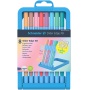 Zestaw długopisów w etui SCHNEIDER Slider Edge Pastel, XB, 8 szt., mix kolorów, Długopisy, Artykuły do pisania i korygowania