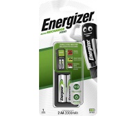 Ładowarka ENERGIZER Mini + 2 szt. akumulatorków Power Plus AA, Akumulatorki i ładowarki, Urządzenia i maszyny biurowe