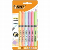 ZAKREŚLACZ HIGHLINER GRIP PASTELOWY 6KOL., Podkategoria, Kategoria