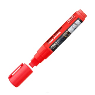 MARKER KREDOWY 5X8MM CZERWONY, Markery do tablic, Art. do pisania i korygowania