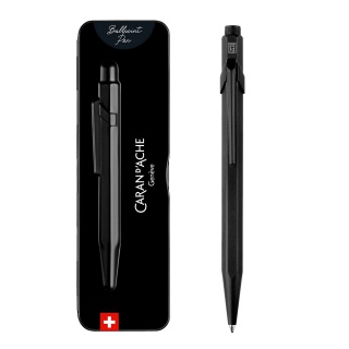 Długopis CARAN D'ACHE 849 Black Code, M, w pudełku, czarny, Długopisy, Artykuły do pisania i korygowania