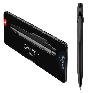 Długopis CARAN D'ACHE 849 Black Code, M, w pudełku, czarny, Długopisy, Artykuły do pisania i korygowania