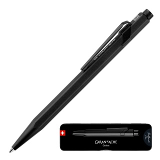 Długopis CARAN D'ACHE 849 Black Code, M, w pudełku, czarny, Długopisy, Artykuły do pisania i korygowania