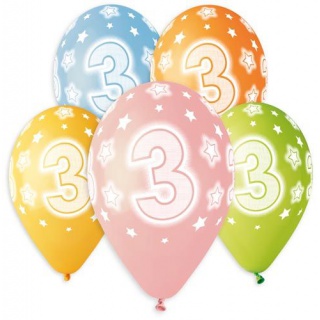 BALONY PREMIUM HEL Z NADRUKIEM 3 13" /5/, Podkategoria, Kategoria