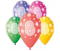 BALONY PREMIUM HEL Z NADRUKIEM 8 13" /5/, Podkategoria, Kategoria