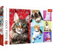 "1000 - Wesole koty" / Trefl, 1000 element&oacute;w, Puzzle