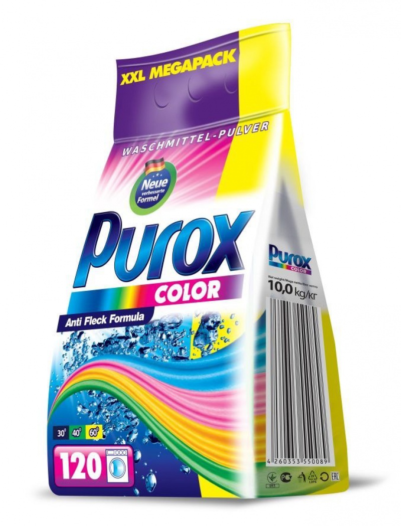 PUROX PROSZEK 10KG COLOR FOLIA, Podkategoria, Kategoria