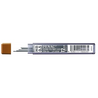 Grafity do ołówków PENAC 0,5mm, HB