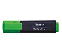 Zakreślacz fluorescencyjny OFFICE PRODUCTS, 1-5mm (linia), zielony, Textmarkery, Artykuły do pisania i korygowania
