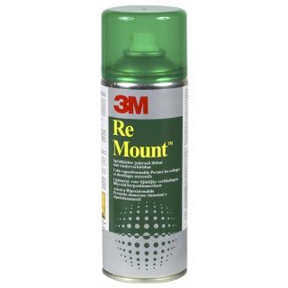Klej w sprayu 3M Remount (UK9473), do repozycjonowania, 400ml, Kleje, Drobne akcesoria biurowe