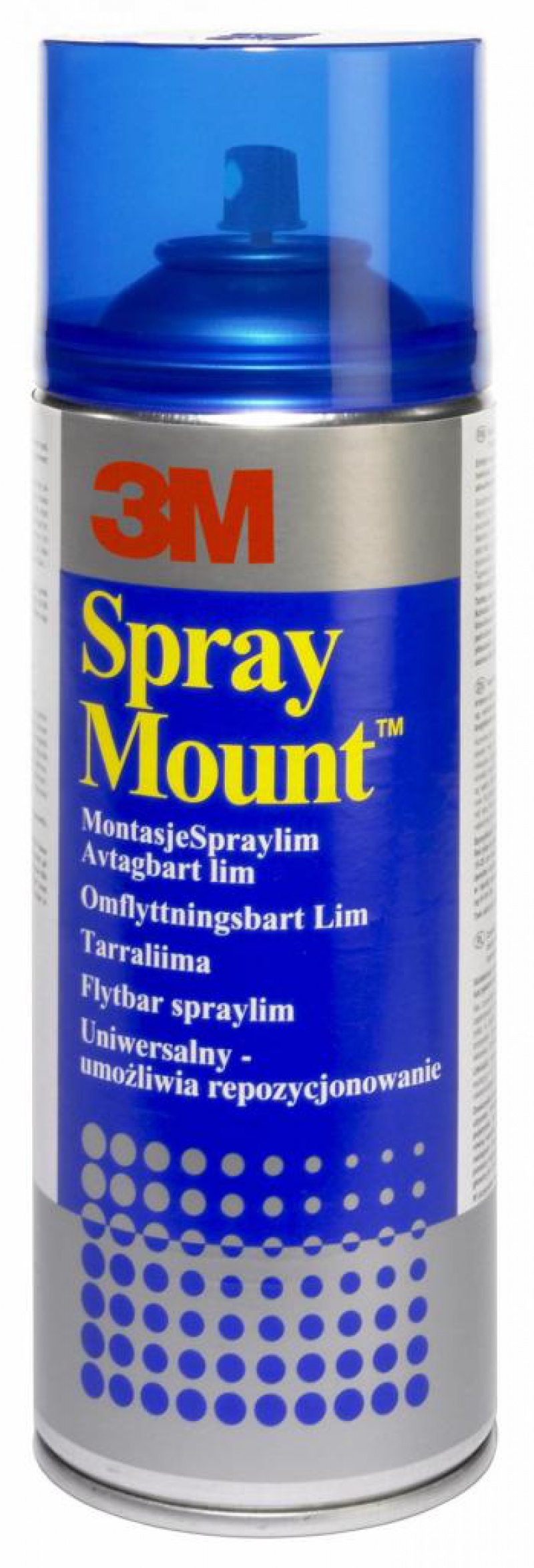 Klej w sprayu 3M Spraymount (UK7874/11), uniwersalny, 400ml, Kleje, Drobne akcesoria biurowe