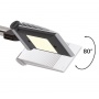Lampka designerska Primus 10W ze ściemniaczem i portem USB srebrna, Lampki, Urządzenia i maszyny biurowe