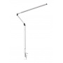 Desk Lamp CLED-510 11. 2VA light intensity regulated clip-mounted silver