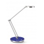 Lampka na biurko CLED-400 7 5W ze ściemniaczem srebrno-niebieska, Lampki, Urządzenia i maszyny biurowe