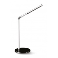 Desk Lamp CEP CLED-100, 3VA, light intensity regulated, silver-black