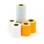 Labels for a One-row Labelling Machine rectangle removable 21x12mm orange 1000pcs 6 rolls